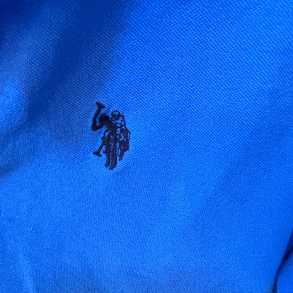 U.S. Polo Assn. Blue Polo Shirt Boys XL Classic Minimalist